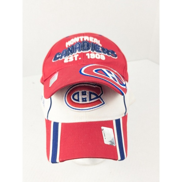 47 Other - Lot of 2 Montreal Canadiens NHL Caps – Adjustable & Fitted Hats‎